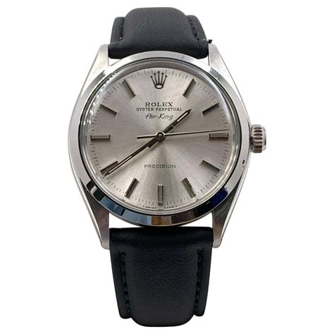 rolex air king leather strap|More.